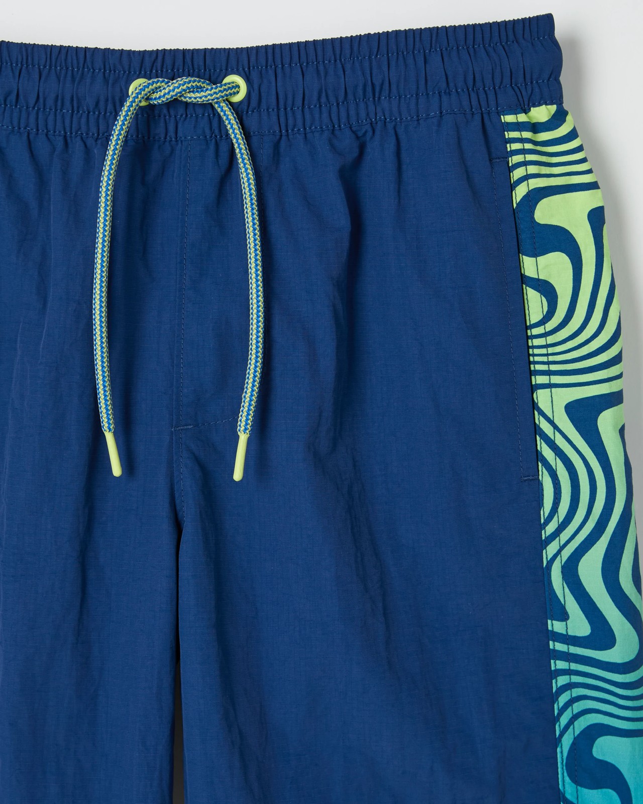 Longline Swim Boardshorts - Blue 2 of 2