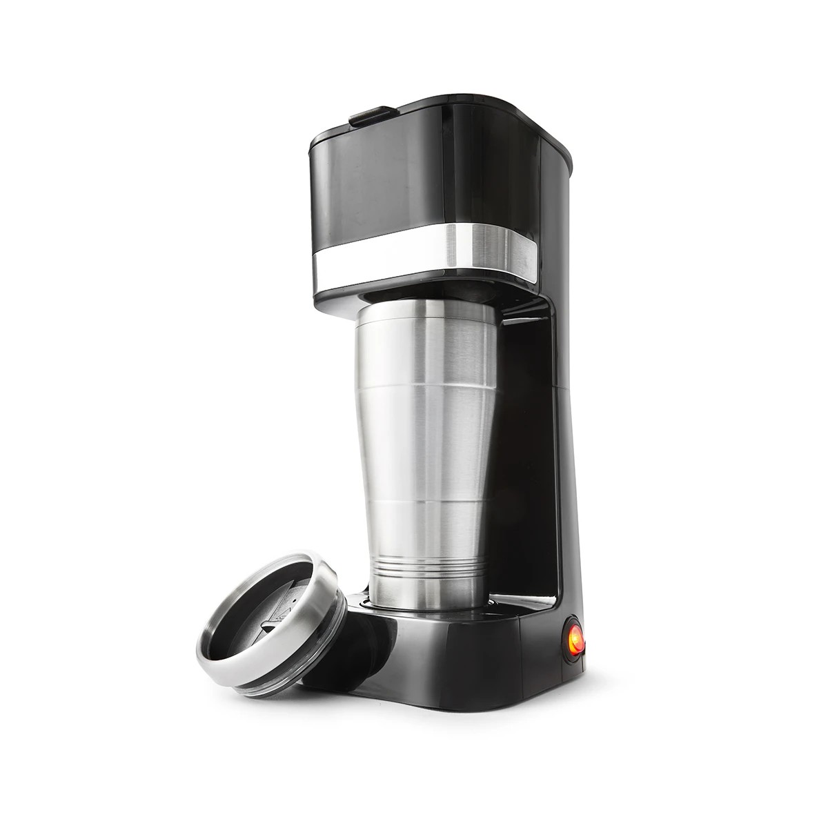 Coffee to Go Maker Black and Silver Look Target Australia