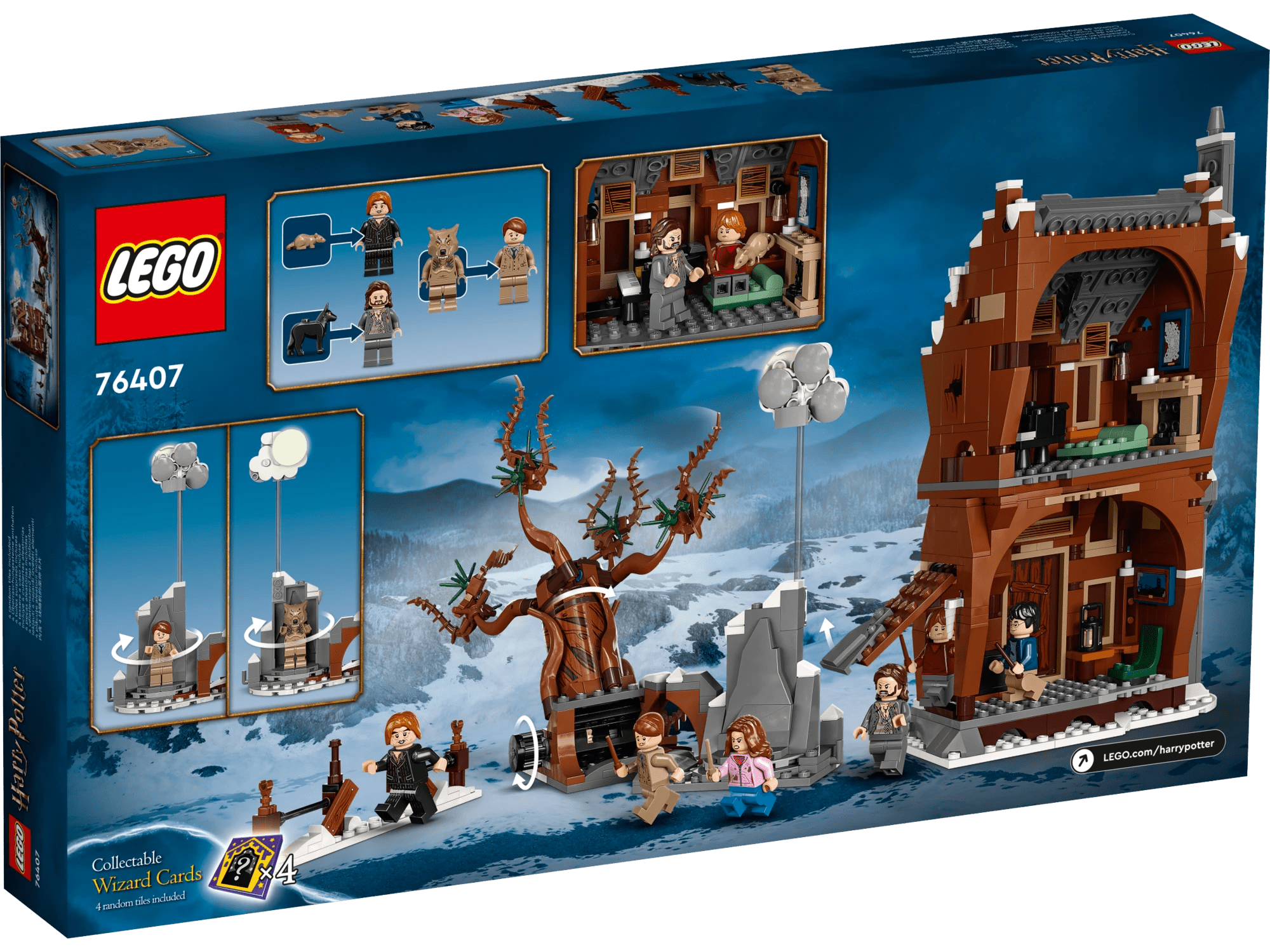 Lego Harry Potter Shrieking Shack & Whomping Willow Set 76407 : Target