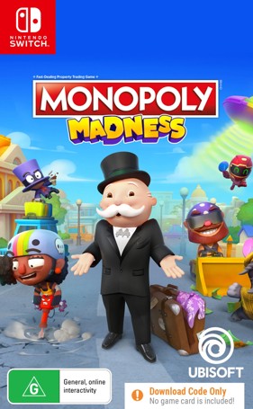 Monopoly Madness (Code in Box) - Nintendo Switch