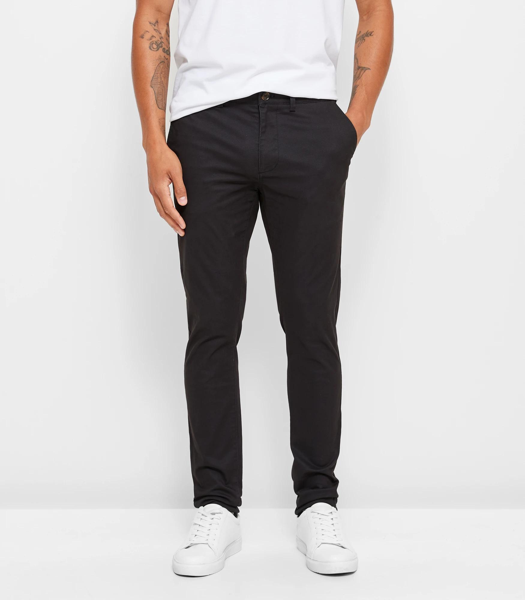 Black skinny hot sale chino pants