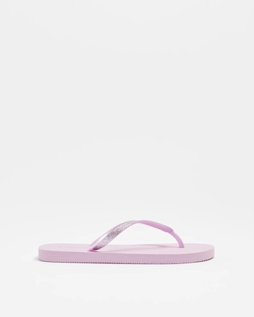 Kids Glitter Recycled Thongs