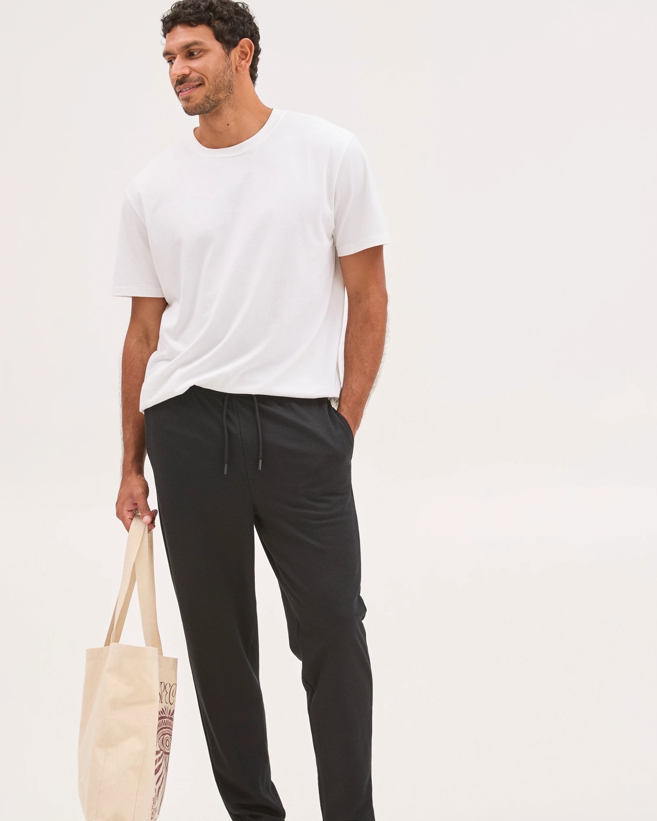 Textured Knit Pants - Black 2 of 6