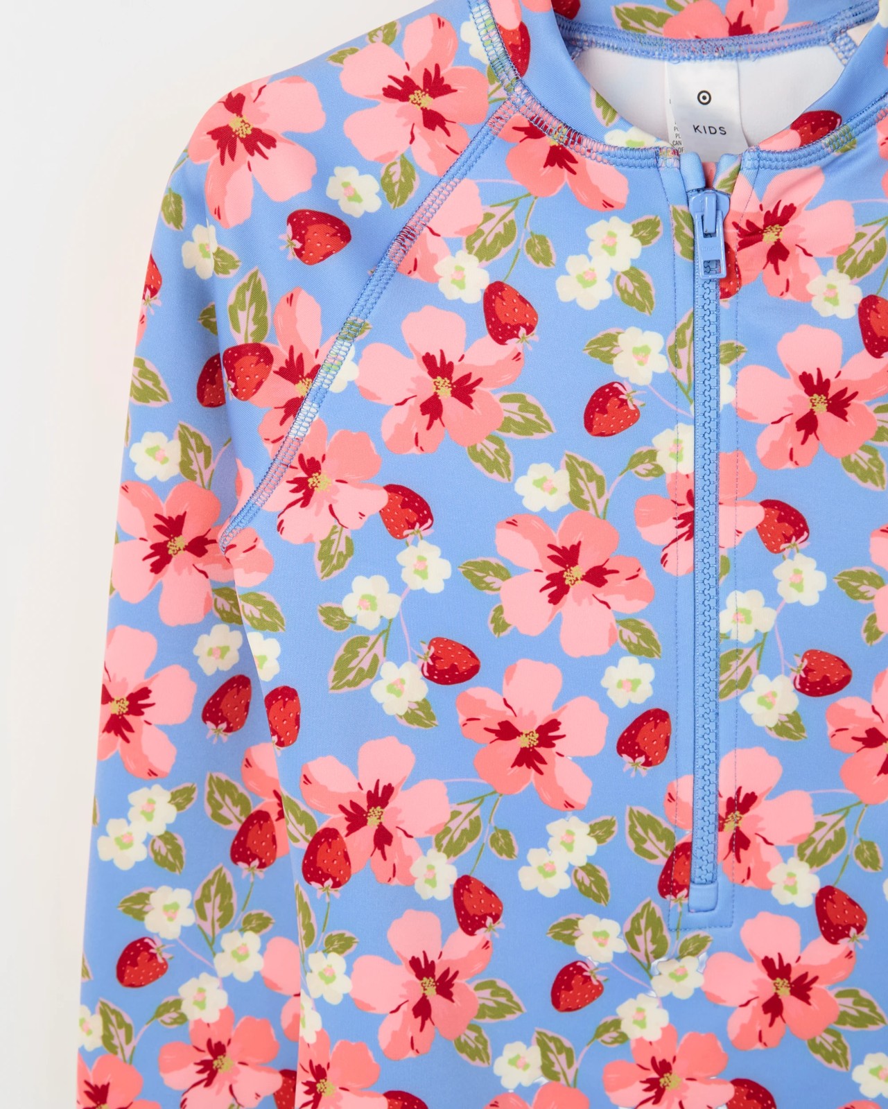 All Over Print Swim Surfsuit - Floral Blue 2 of 2