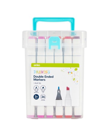 Anko 36 Pack Double Ended Markers
