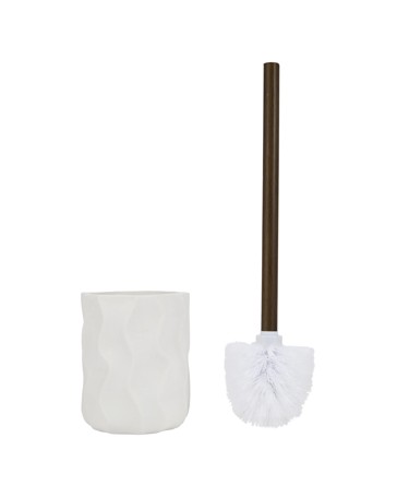 Anko White Textured Toilet Brush