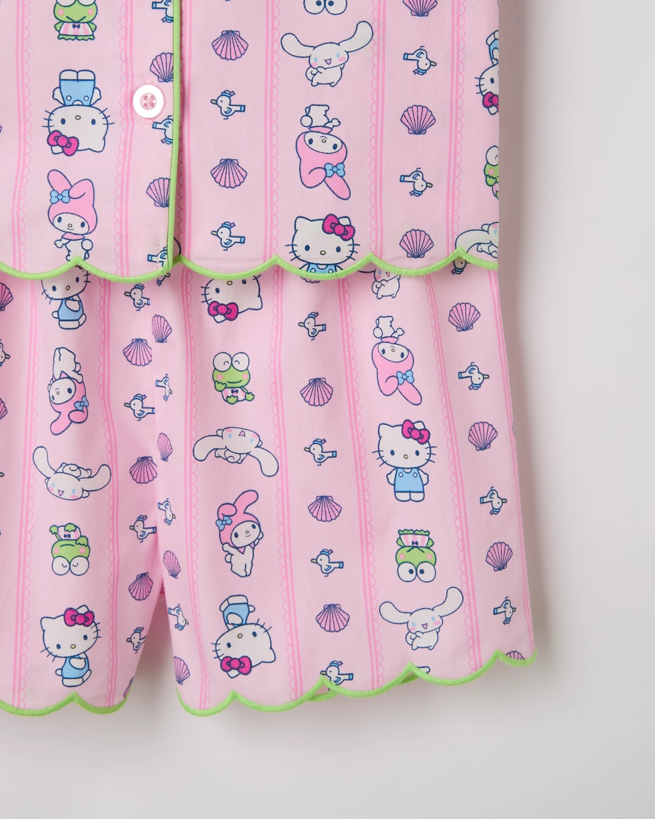 Licensed Hello Kitty Australian Cotton Younger Girls Woven Pyjama Set 6 of 6