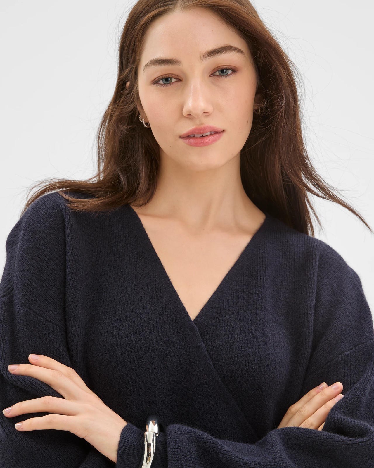 Lily Loves Wrap Jumper - Blue + Black 5 of 6