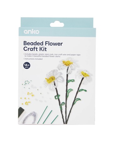 Anko Beaded Flower Craft Kit