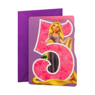 Hallmark Disney Tangled Birthday Card - Age 5