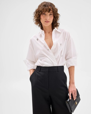 Long Sleeve Embellished Shirt - Preview