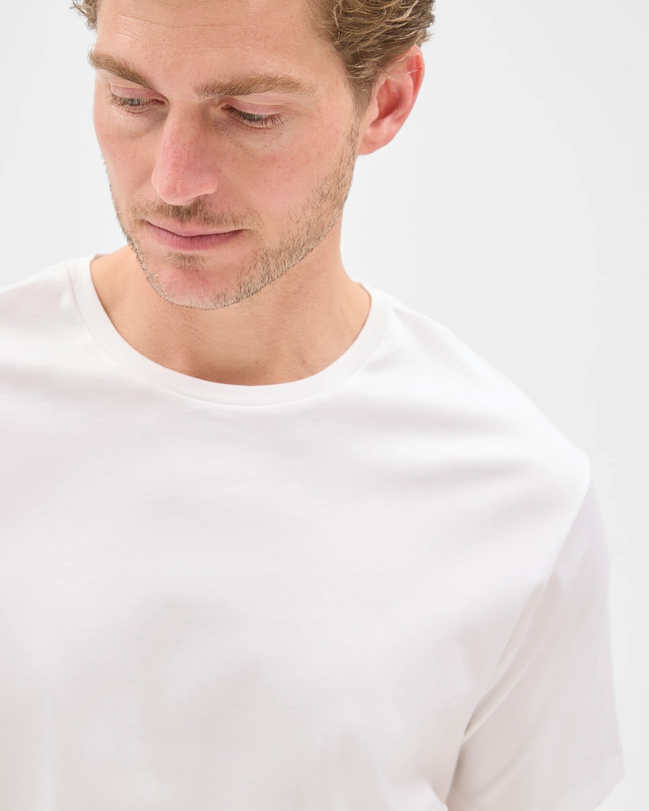 Preview Australian Cotton Interlock T-Shirt - White 5 of 6