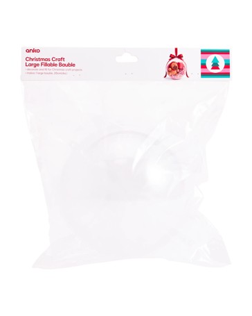 Anko Christmas Craft Large Fillable Bauble