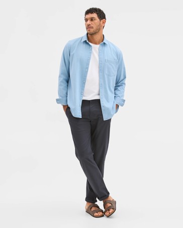Australian Cotton Long Sleeve Denim Shirt