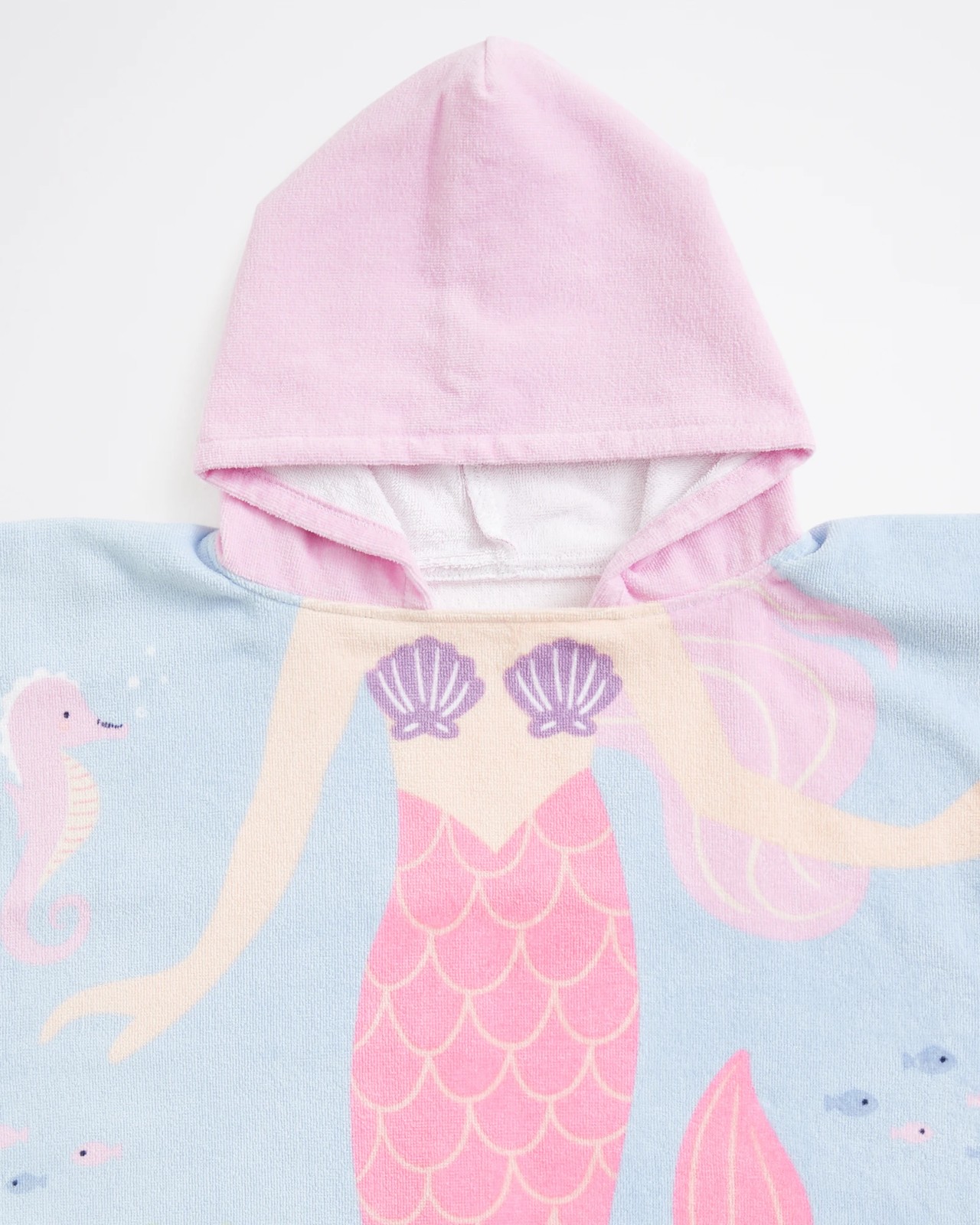 Mermaid discount poncho towel