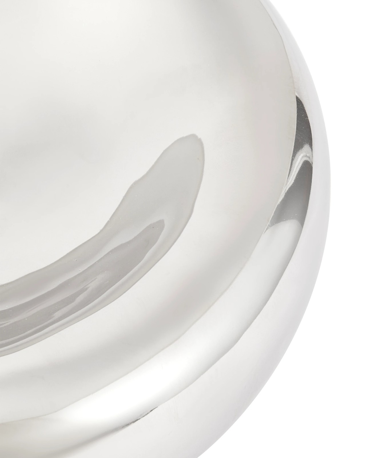 Anko Chrome Look Decor Bowl 3 of 5