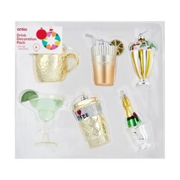 6 Pack Drink Decoration Pack - Anko