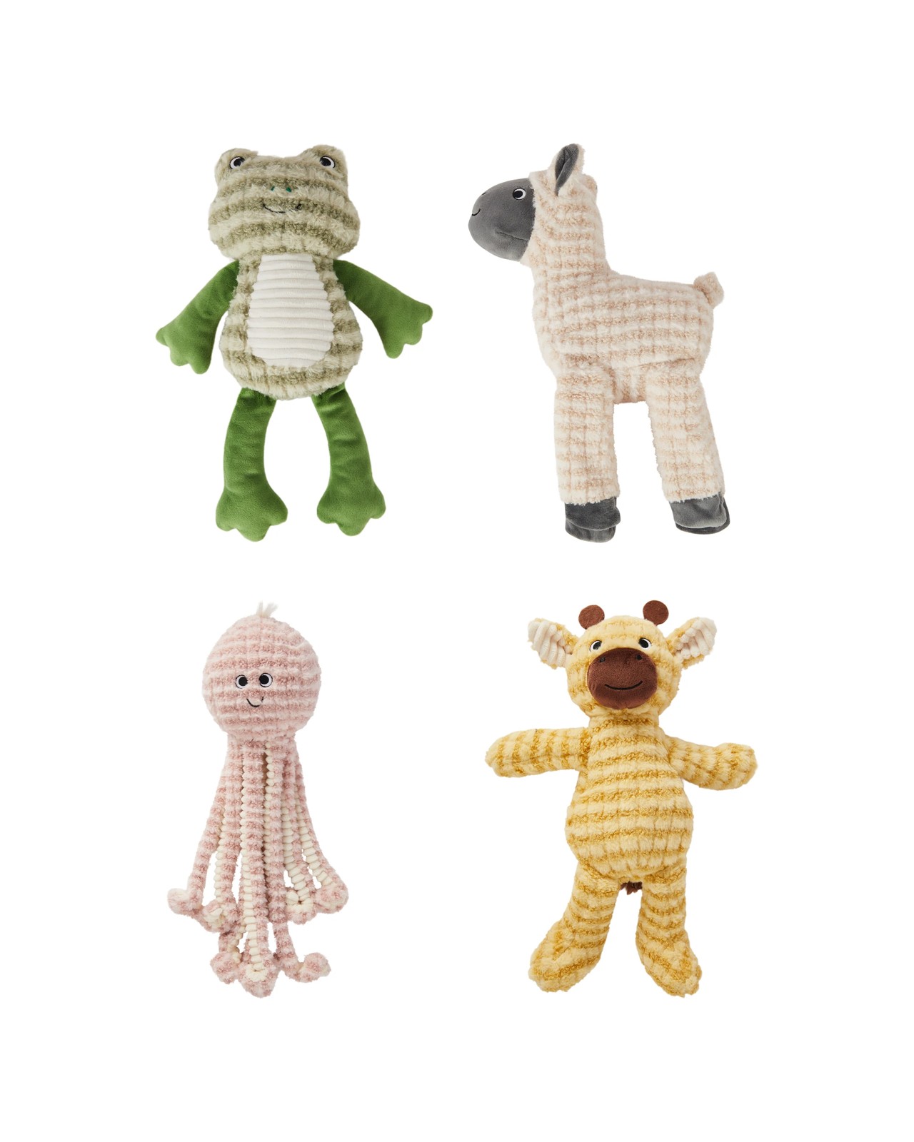 Pet Toy Thick Rib Plush  - Assorted - Anko 2 of 4