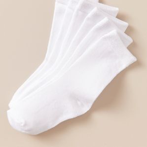 6 Pack Maxx School Crew Socks
