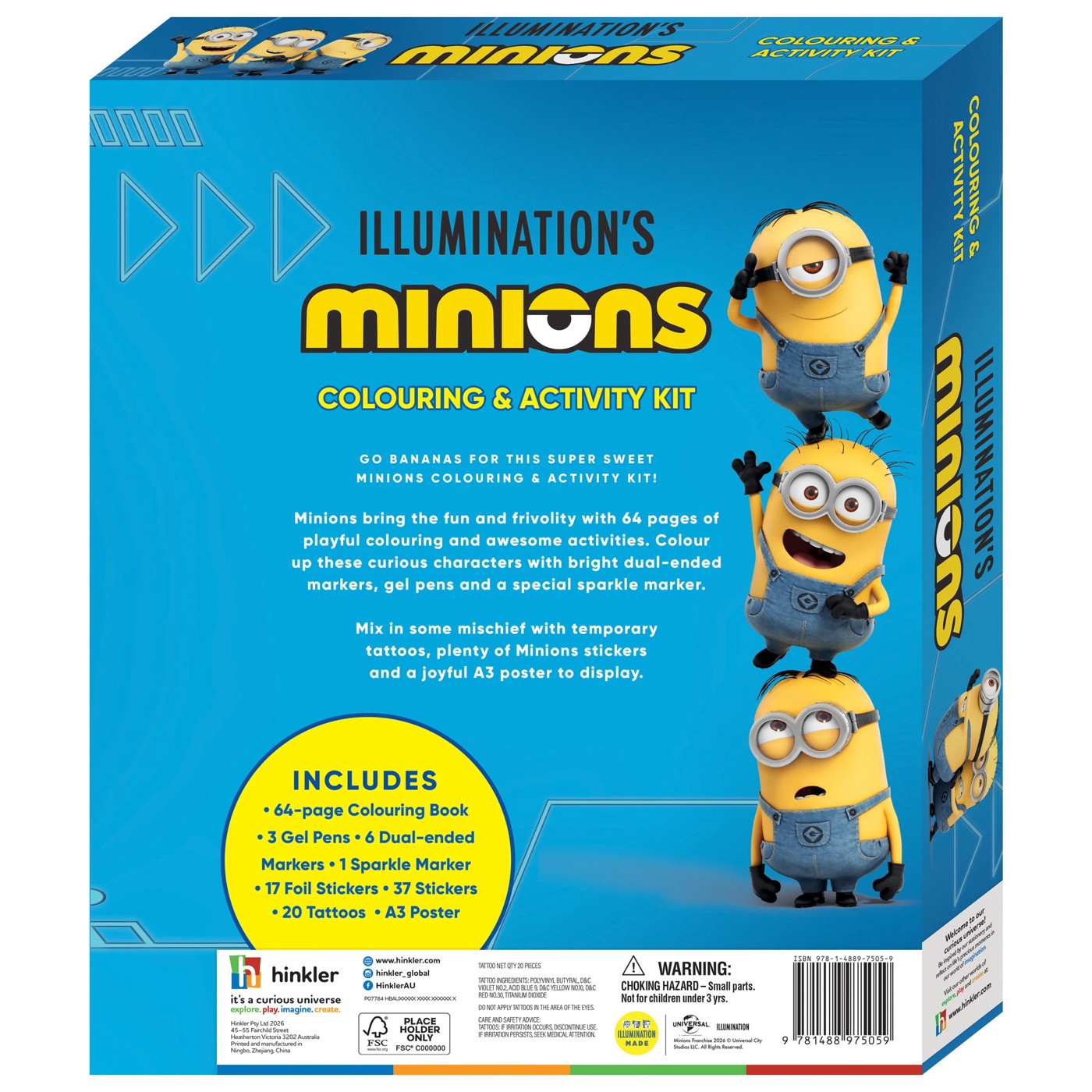 Kaleidoscope Illumination's Minions Colouring and Activity Kit - Book 2 of 6
