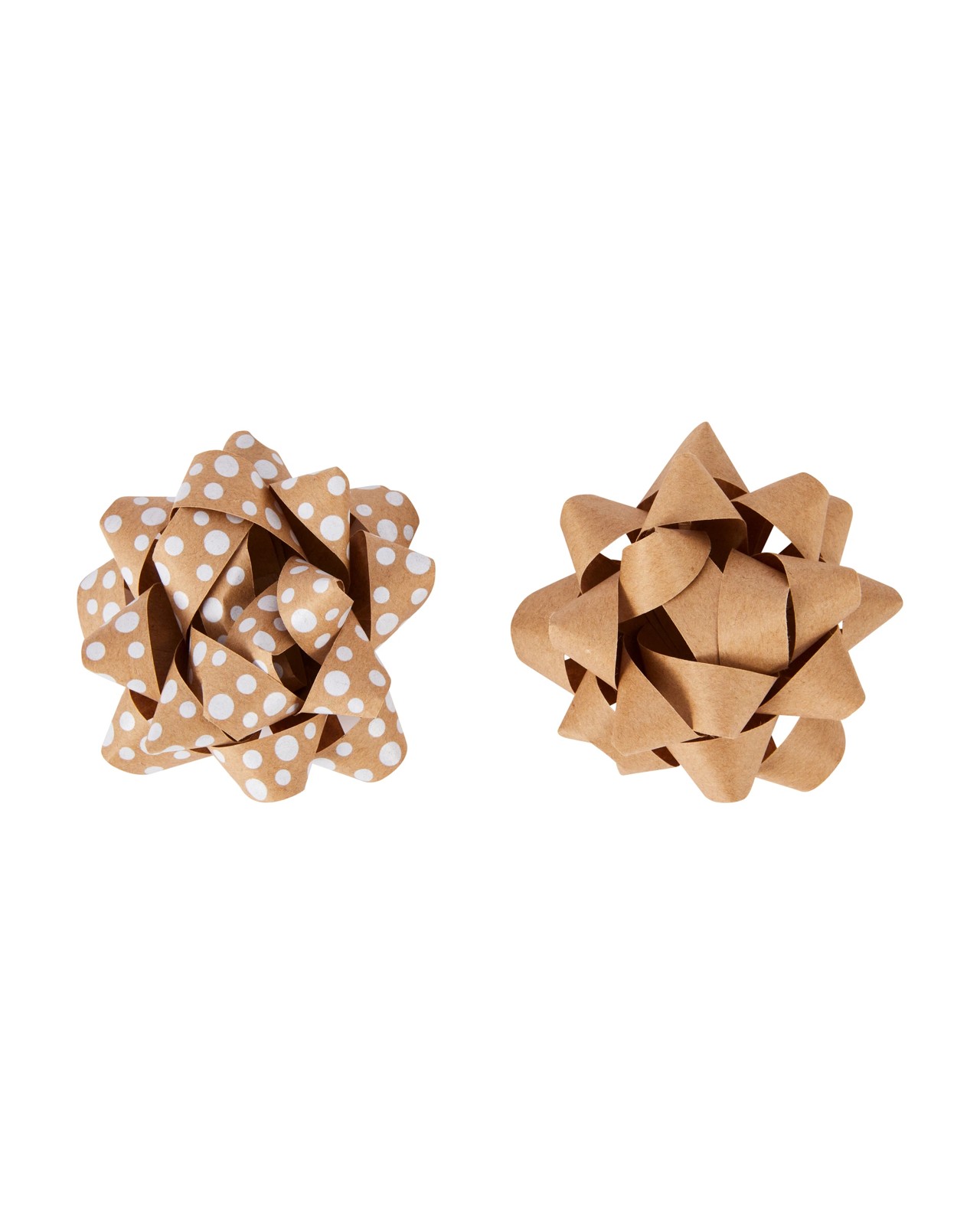 2 Piece Gift Bows, Kraft - Anko 2 of 4