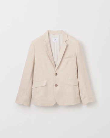 European Linen Blend Suiting Jacket
