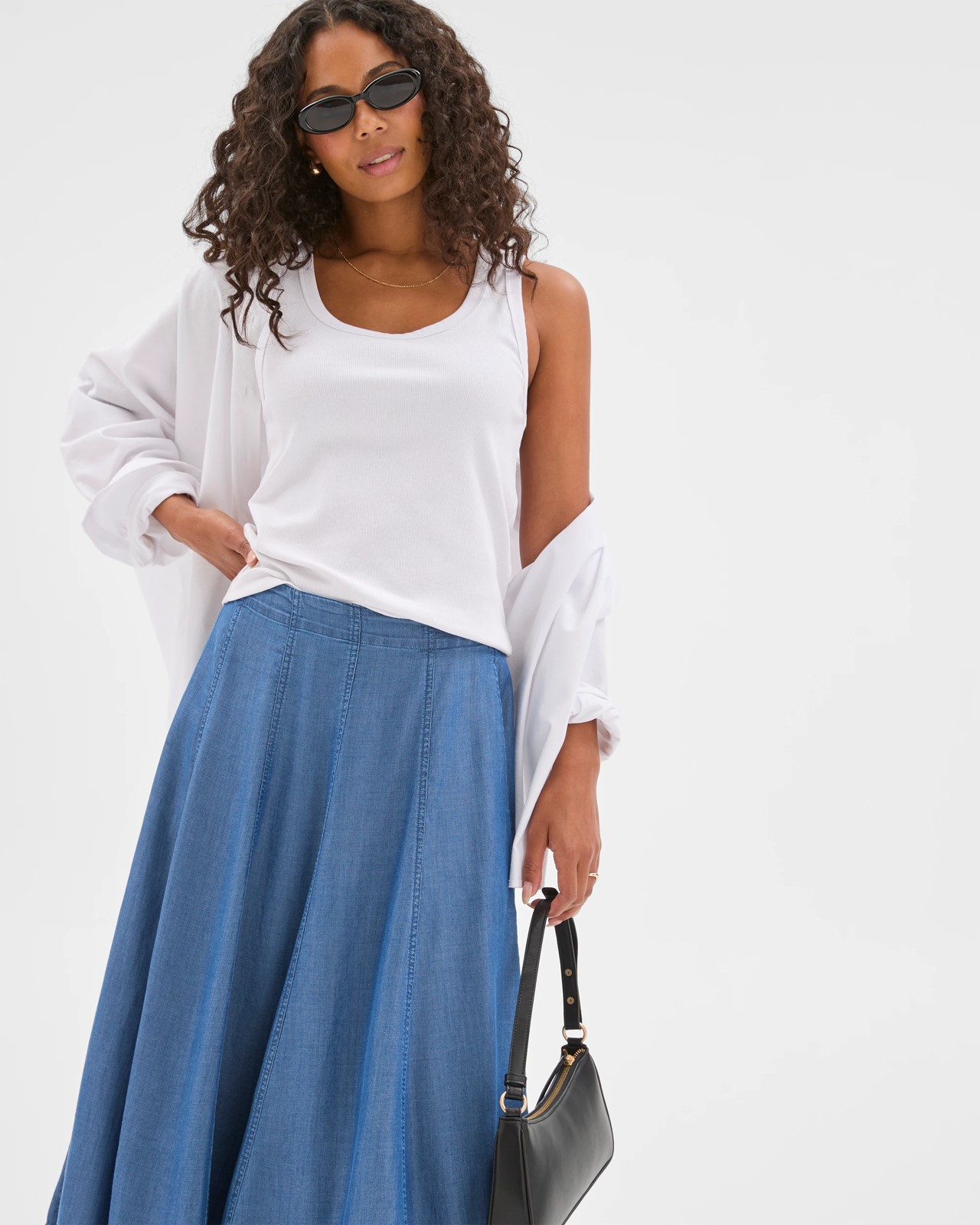 Full Panel Midi Skirt 2 of 5