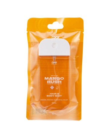 OXX Fragrance  Mango Rush Hair and Body Mist 80ml - Mango, Orange Blossom and Violet