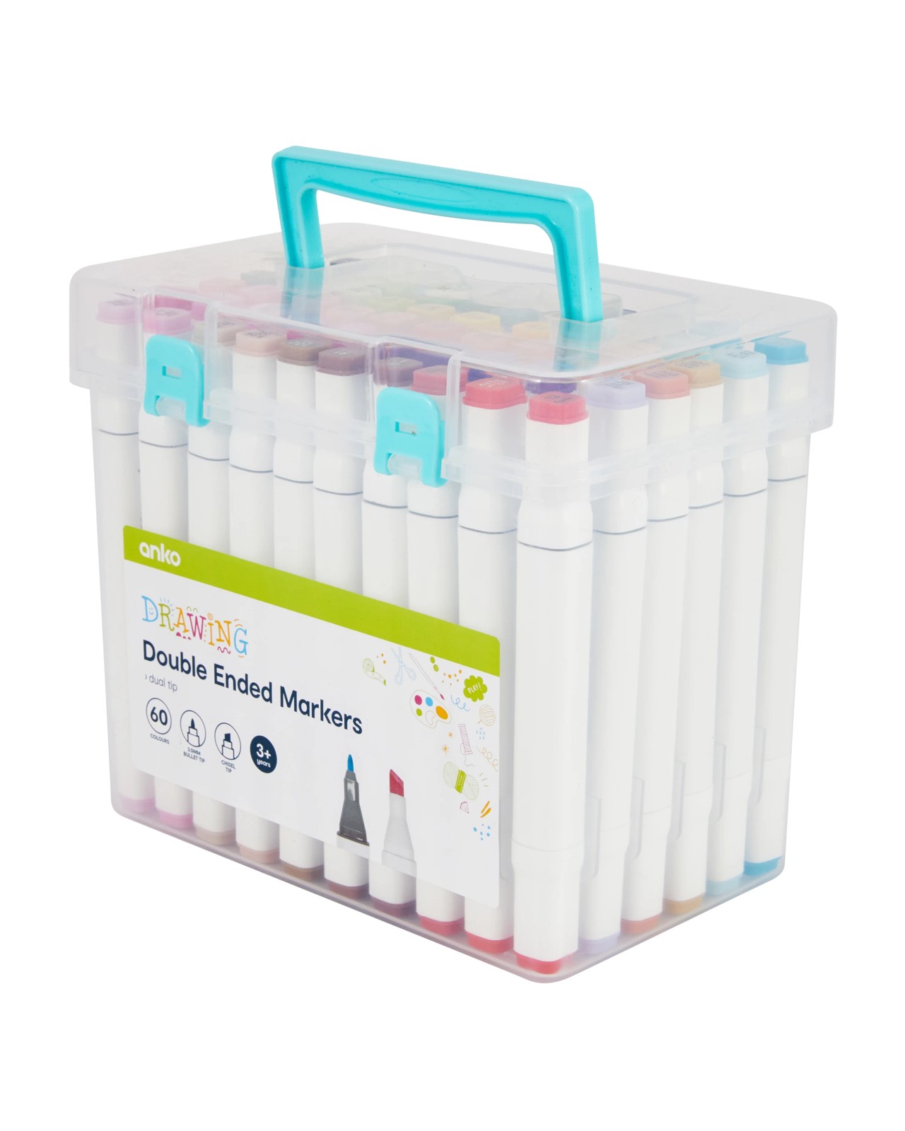 Anko 60 Pack Double Ended Markers 2 of 6