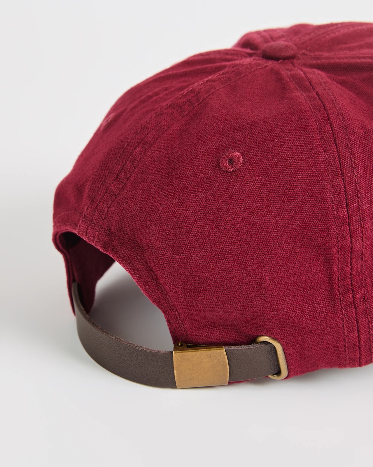 Washed Canvas Cap - Ruby 3 of 3