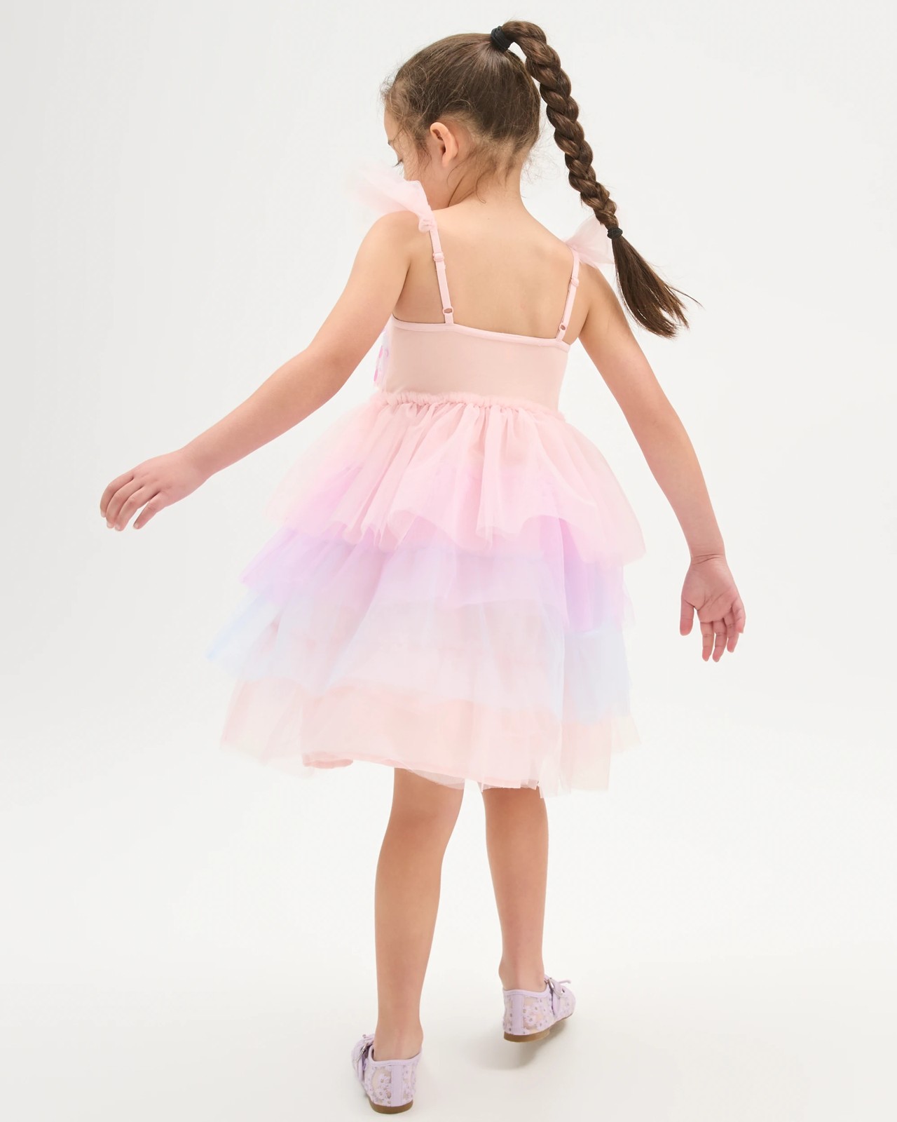 Occasion Mermaid Sequin Tulle Dress 5 of 5