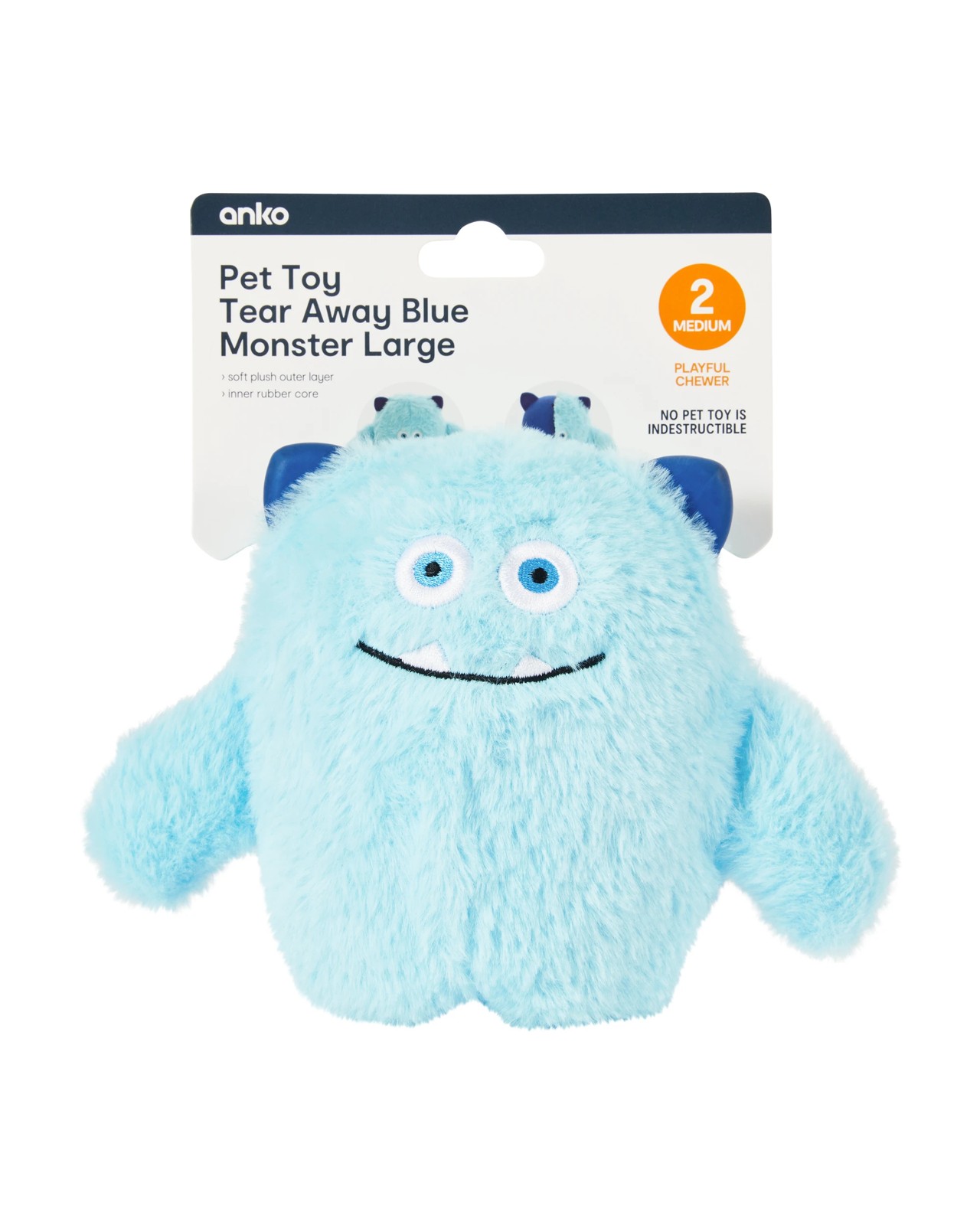 Anko Pet Toy Tear - Large - Blue 4 of 4