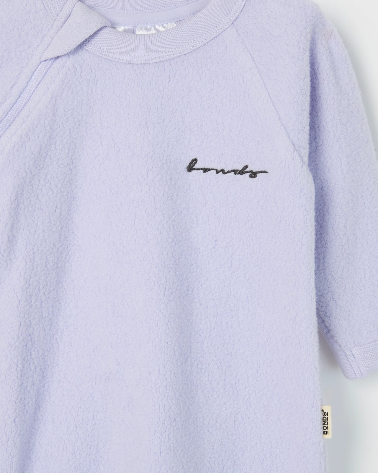 Bonds Baby Wonderwarm Zippy Coverall - Lilac Lillies 2 of 2