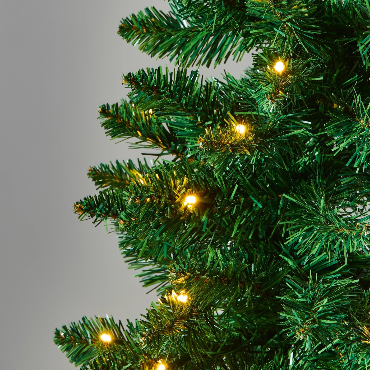 Anko Set of 3 Green Prelit Potted Christmas Trees 4 of 5