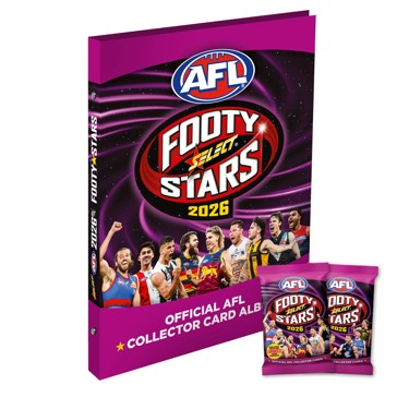 Official Select 2026 AFL Footy Stars Collector Binder Album