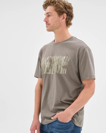 Australian Cotton Blend Abstract T-Shirt