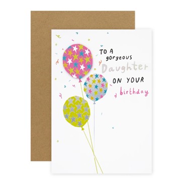Connections from Hallmark Birthday Card for Daughter - Fabulous Balloons
