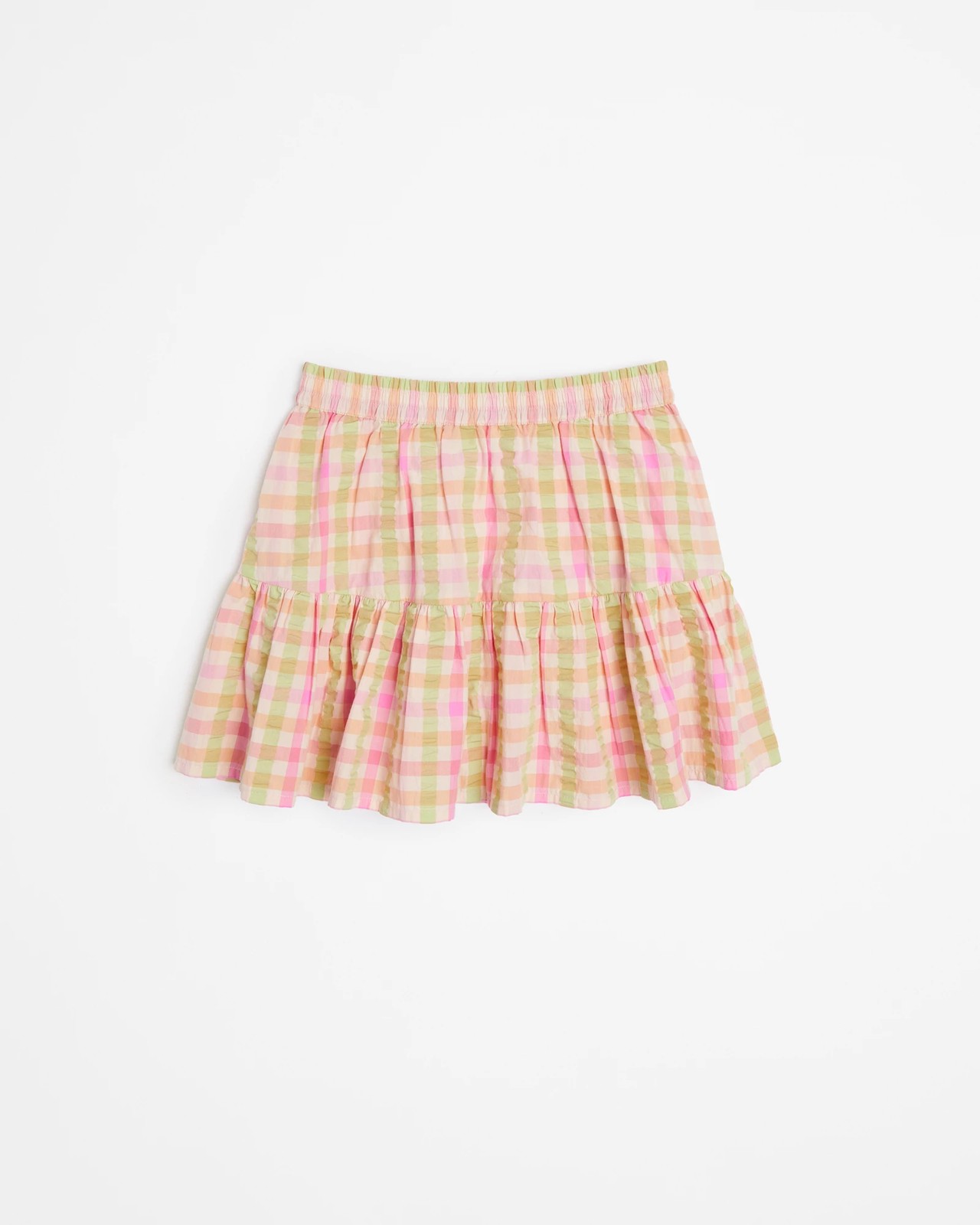 Tiered Gingham Skirt | Target Australia