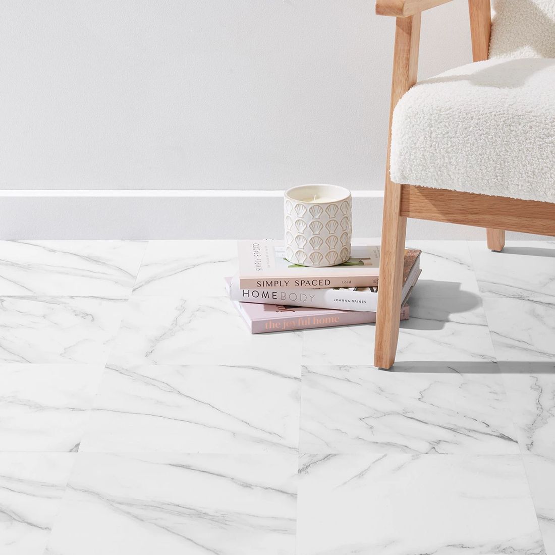 Vinyl Marble Floor Tiles, 8 Pack - Anko | Target Australia