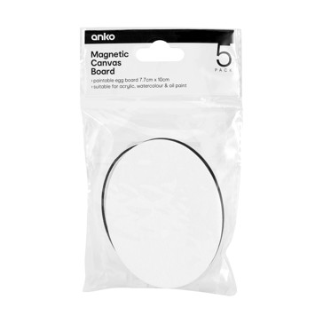 5 Pack Magnetic Canvas Board - Anko