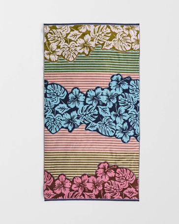 Tropics Velour Jacquard Australian Cotton Beach Towel