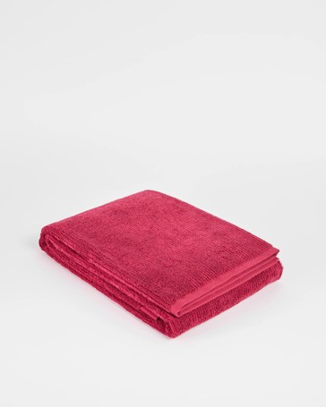 Australian Cotton Ribbed Bath Sheet - Piper