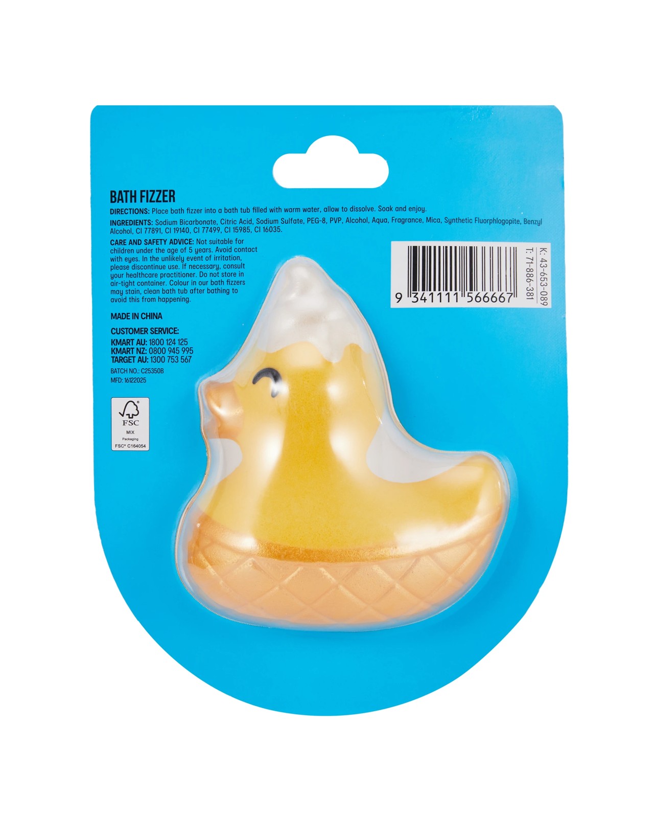 OXX Bodycare Bath Fizzer 200g - Vanilla Scented 5 of 5