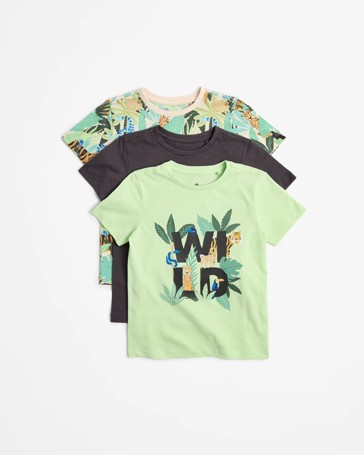 Boys Print T-shirts 3 Pack