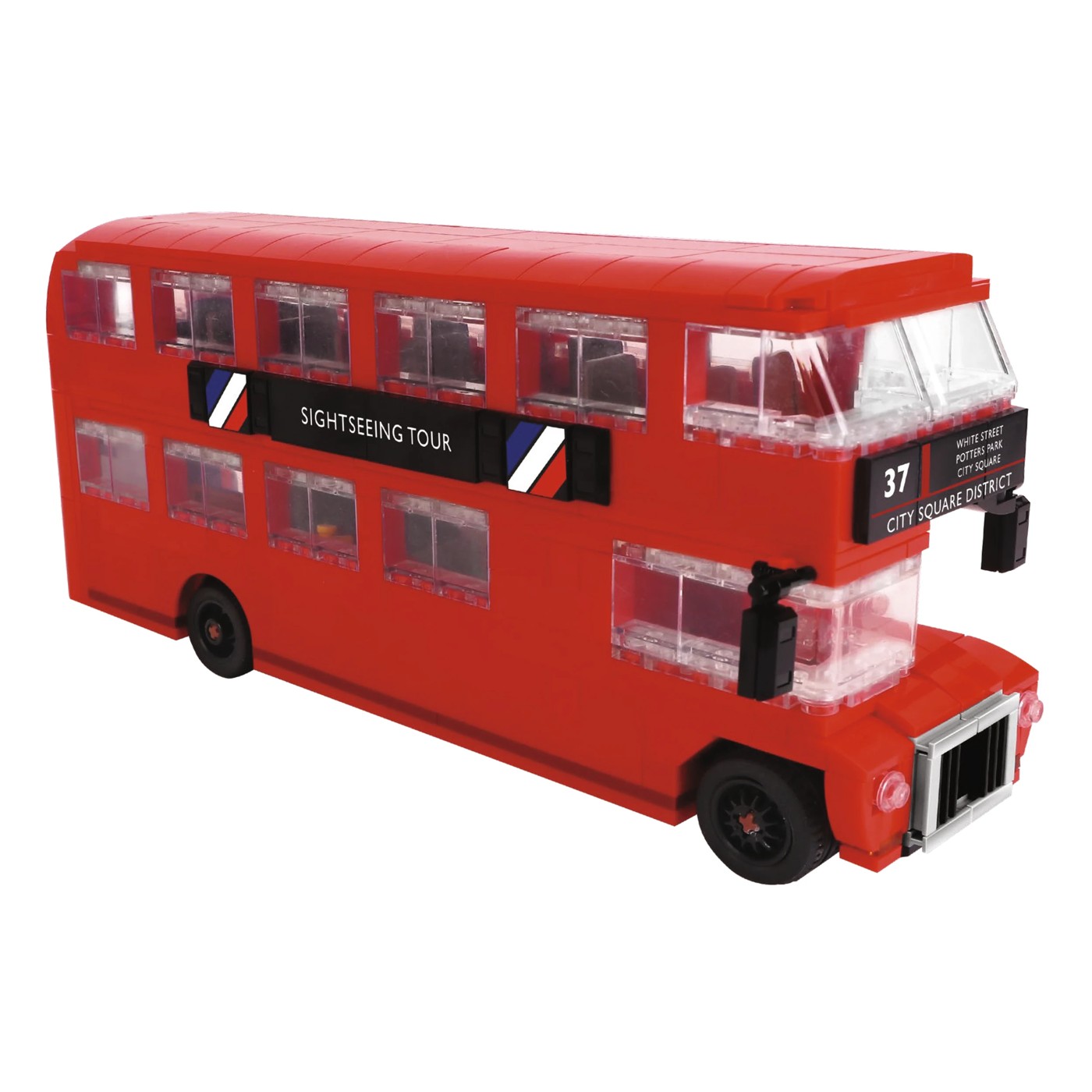 751 Piece Mini Blocks Vehicle Series: Double Decker Bus 3 of 4