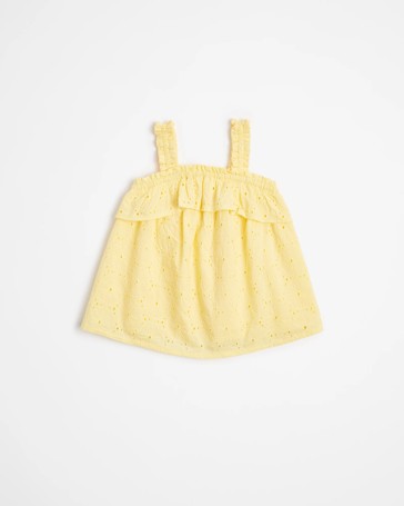 Baby Broderie Frill Blouse