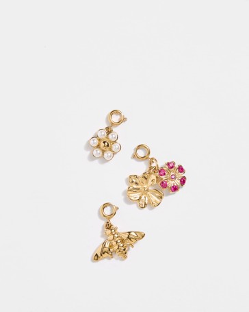 Waterproof 3 Pack Garden Theme Charm Set