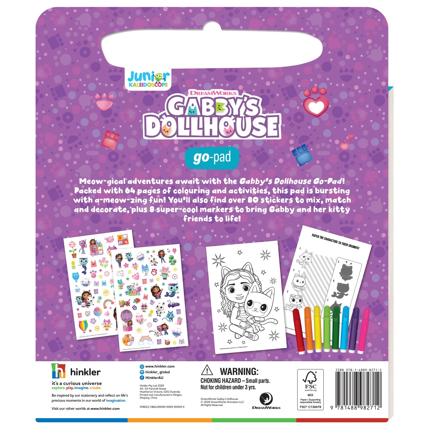 DreamWorks Jr Kaleidoscope Gabby's Dollhouse Go-Pad - Book 2 of 5