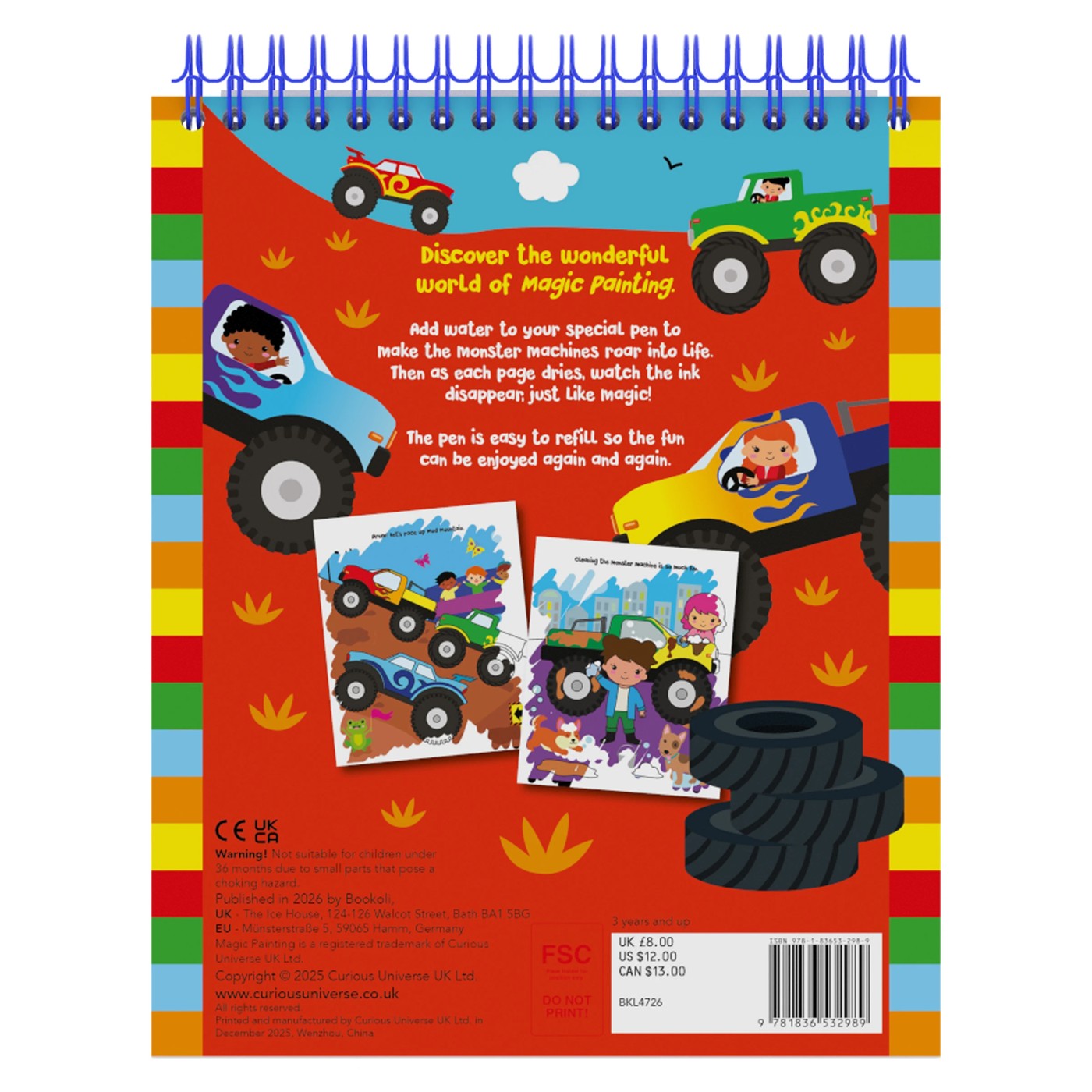 Magic Painting: Monster Machines - Book 2 of 2