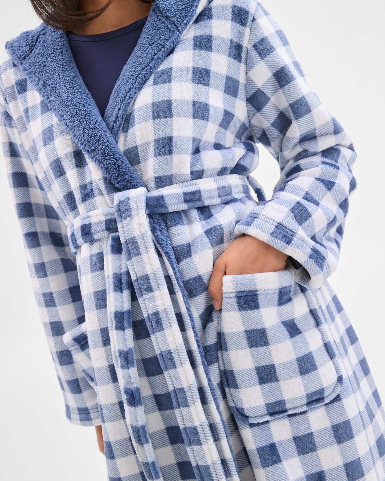 Sherpa Hooded Sleep Robe 5 of 5